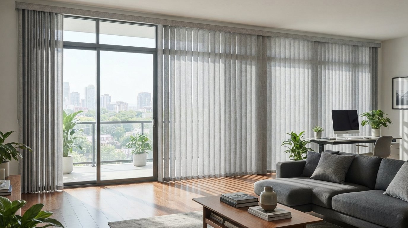 Rethinking Vertical Blinds Curtains: The Ultimate Choice for Offices and Large Windows